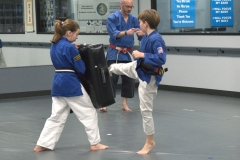 black belt testing pad work 2