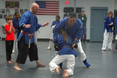 Black belt testing sparring