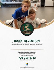 bully prevention - at CMAA we work with each student one on one with support on dealing with bullies 