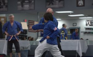 student doing a speed break