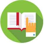 reading a book icon