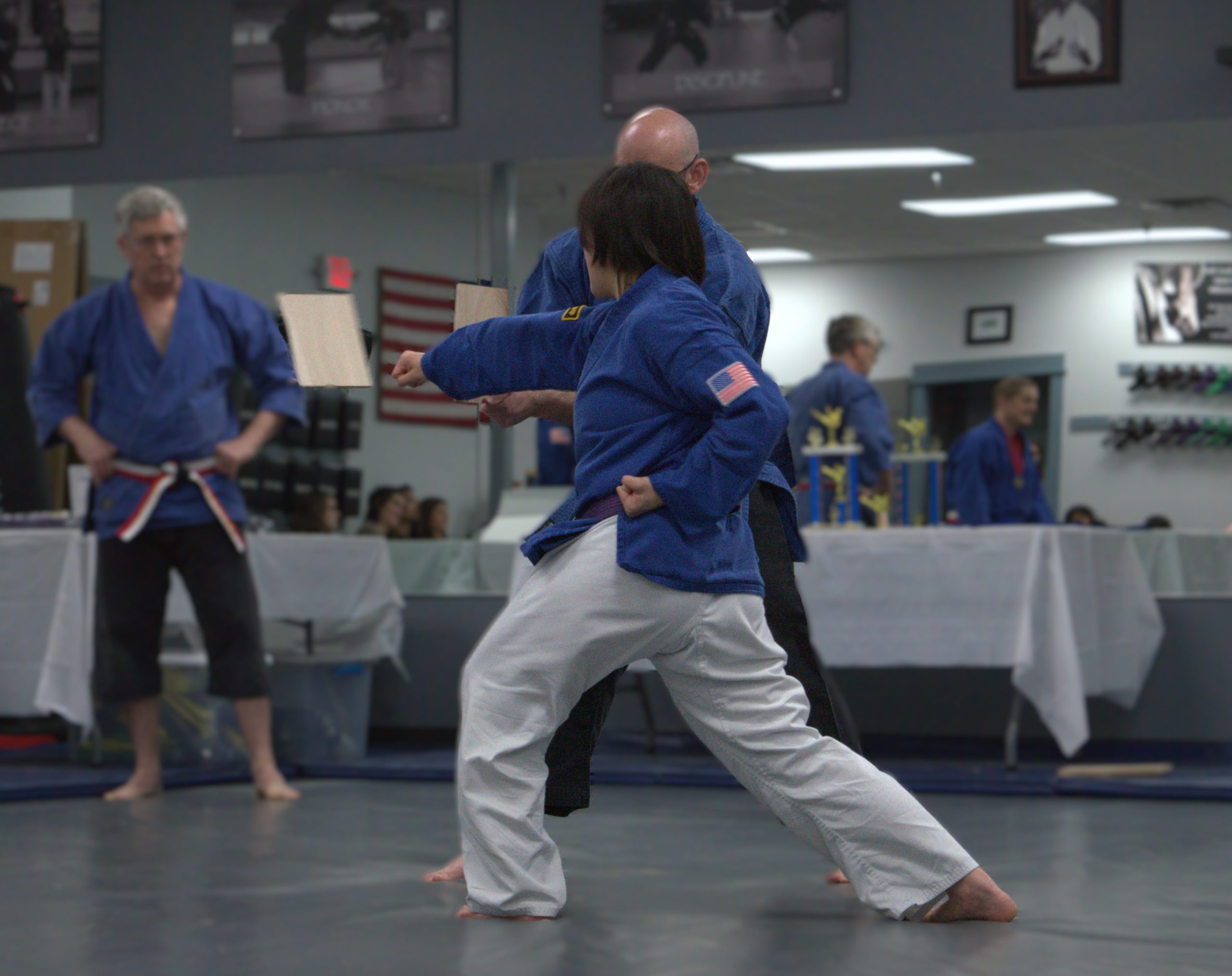 student doing a speed break