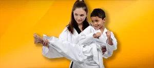 teaching kid karate